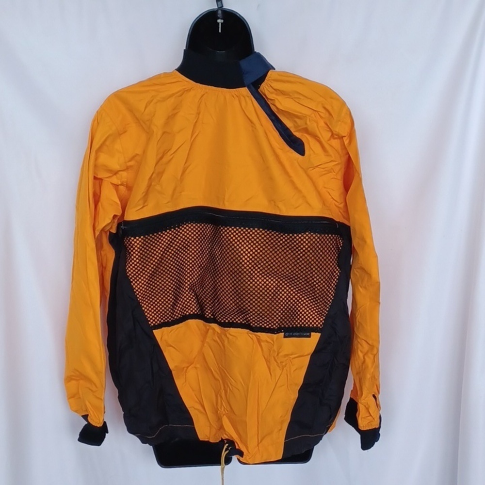 Vintage 90s MTI Adventurewear Kayaking Jacket Gold & Black, Sz S